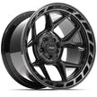 4PLAY Gen3 4P55 20x12x127 & 5x139.7 -44et in Brushed Black - 4P55-20120-5D55-44BBT