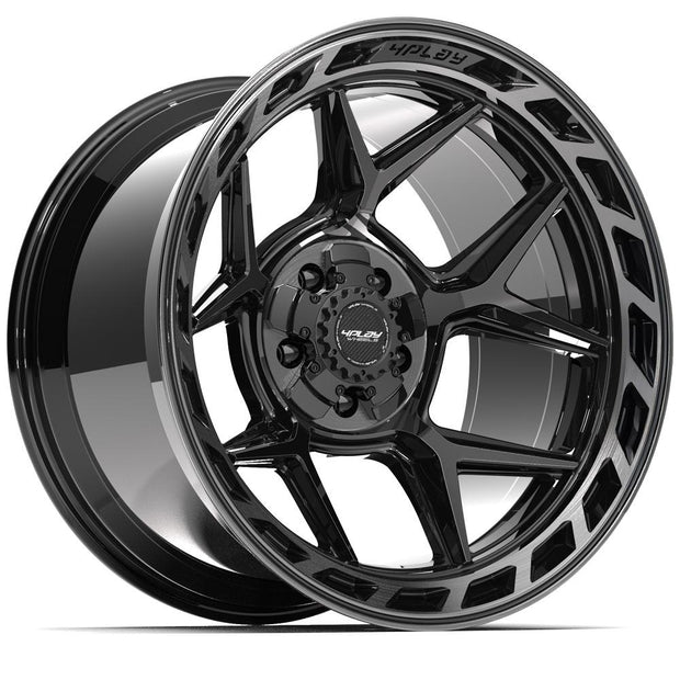 4PLAY Gen3 4P55 20x12x127 & 5x139.7 -44et in Brushed Black - 4P55-20120-5D55-44BBT