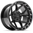 4PLAY Gen3 4P55 20x12 6x135mm & 6x139.7 -44et in Brushed Black - 4P55-20120-6D55-44BBT