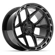 4PLAY Gen3 4P55 24x12 6x135mm & 6x139.7 -44et in Brushed Black - 4P55-24120-6D55-44BBT