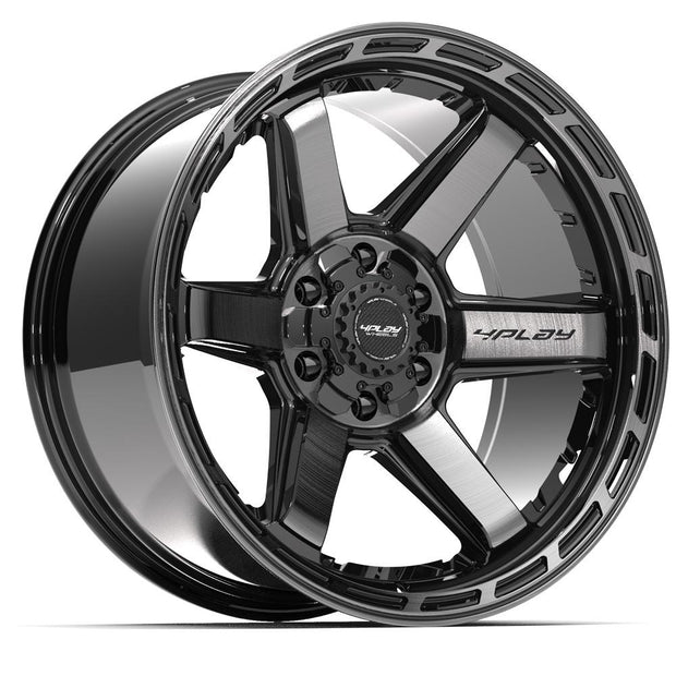 4PLAY Gen3 4P63 20x10x127 & 5x139.7 -18et in Brushed Black - 4P63-20100-5D55-18BBT