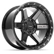 4PLAY Gen3 4P63 20x10 6x135mm & 6x139.7 -18et in Brushed Black - 4P63-20100-6D55-18BBT
