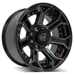 4PLAY Gen2 4P70 20x10 8x180mm -24et in Brushed Black - 4P70-20100-8180-24BBT