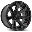 4PLAY Gen2 4P70 22x12 6x135mm & 6x139.7 -44et in Brushed Black - 4P70-22120-6D55-44BBT