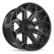 4PLAY Gen2 4P80R 22x10 8x170mm -24et in Brushed Black - 4P80R-22100-8170-24BBT