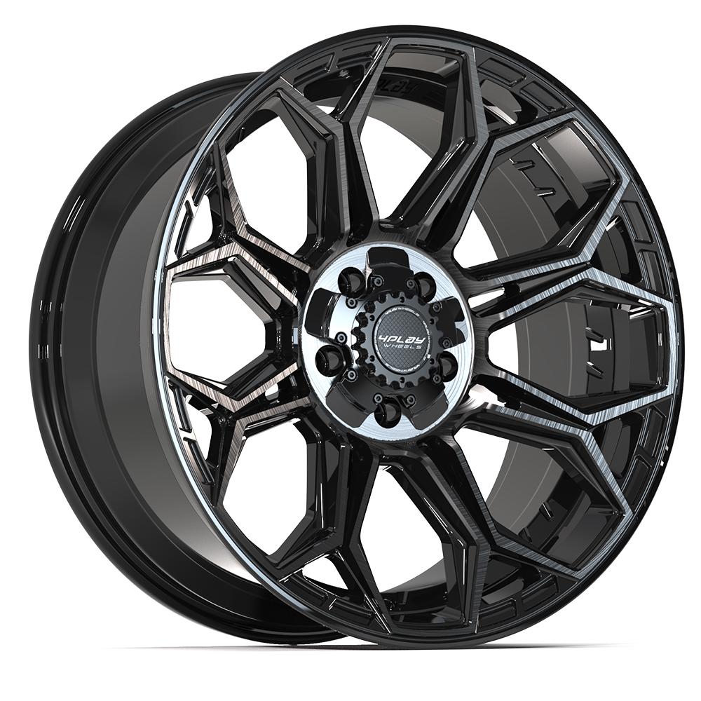 4PLAY Gen3 4P83 20x9x127 & 5x139.7 +0et in Brushed Black  - 4P83-20090-5D55-0BBT