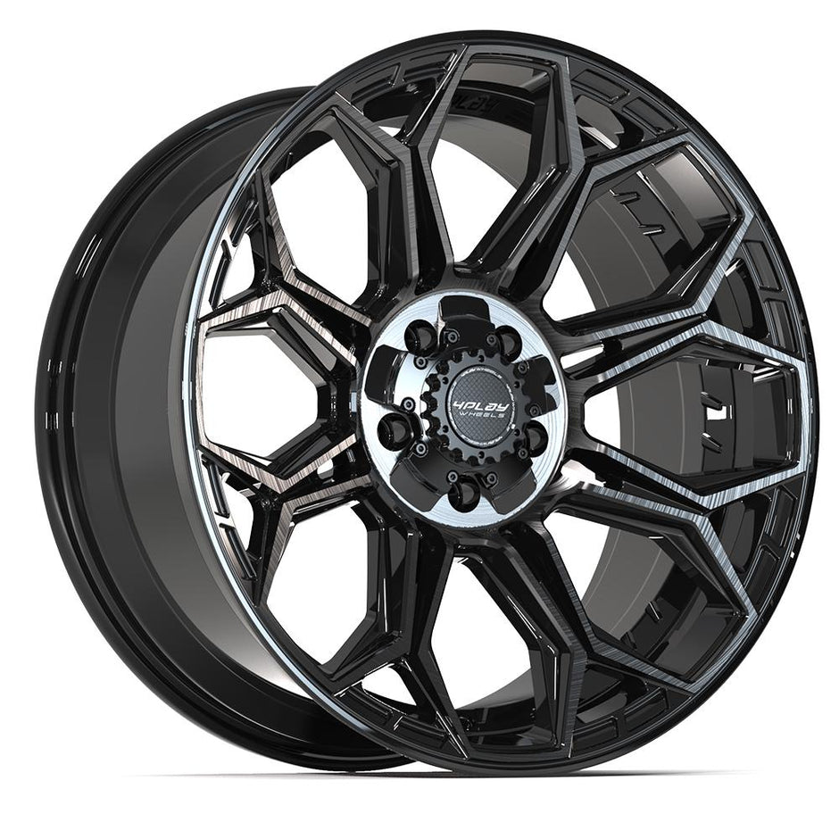 4PLAY Gen3 4P83 20x9x127 & 5x139.7 +0et in Brushed Black  - 4P83-20090-5D55-0BBT