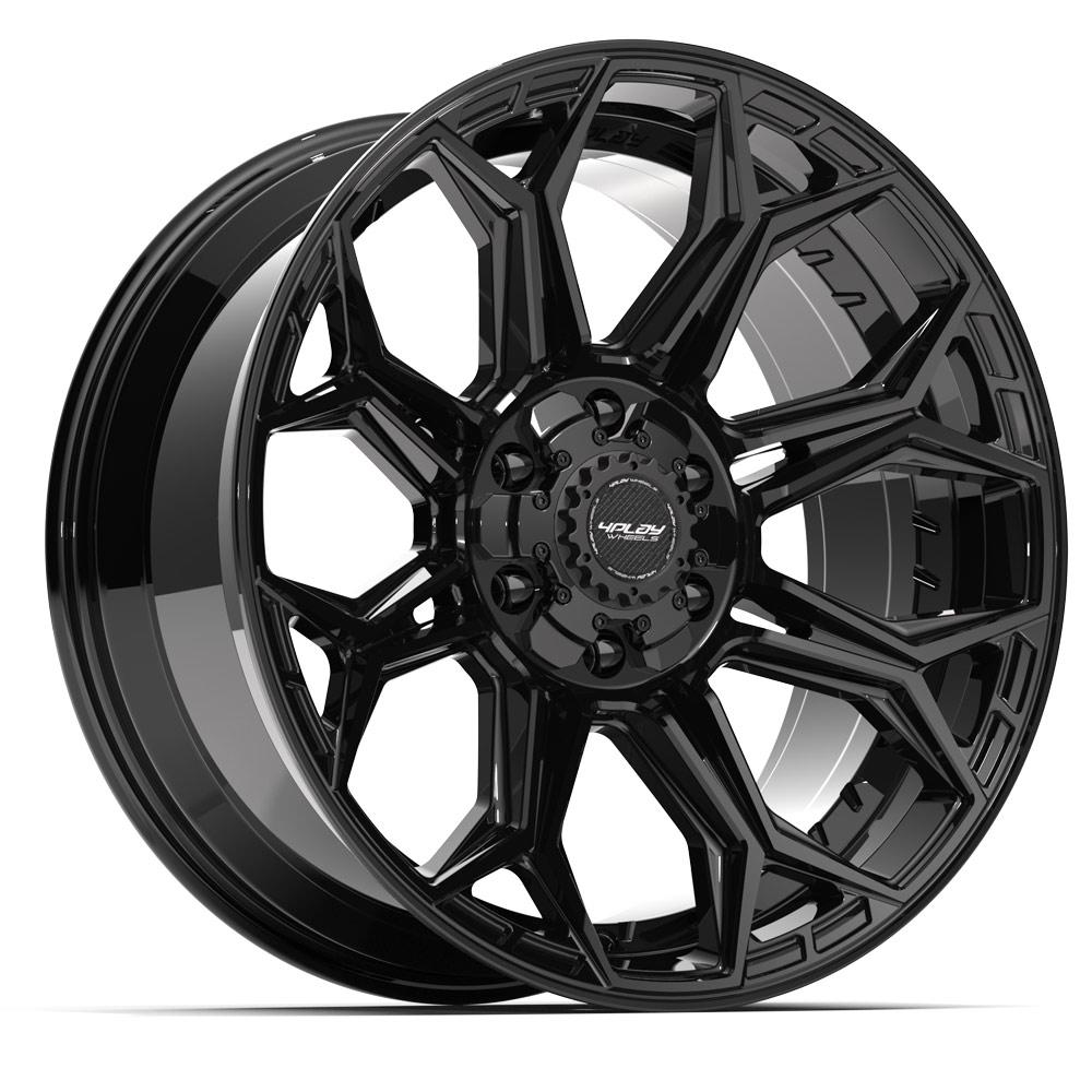 4PLAY Gen3 4P83 20x9 6x5.5 & 6x135mm 0et in Gloss Black - 4P83-20090-6D55-0B