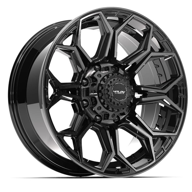 4PLAY Gen3 4P83 20x9 8x180mm +0et in Brushed Black  - 4P83-20090-8180-0BBT