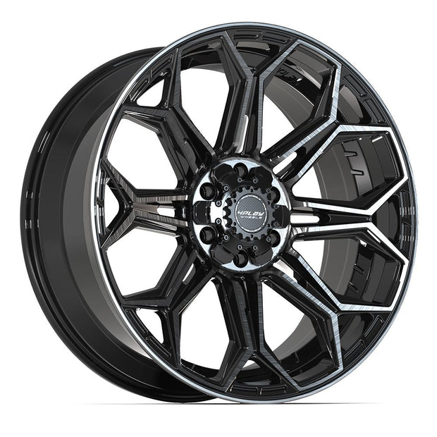 4PLAY Gen3 4P83 22x9 6x135mm & 6x139.7 +12et in Brushed Black  - 4P83-22090-6D55-12BBT