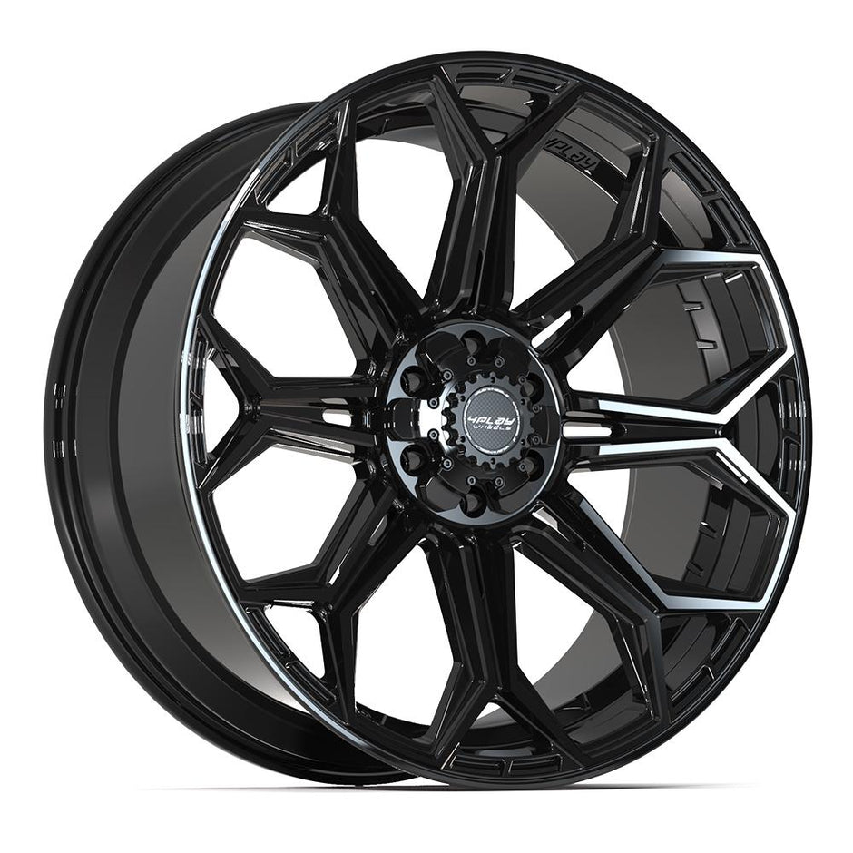 4PLAY Gen3 4P83 24x10 6x5.5 & 6x135mm 18et in Gloss Black - 4P83-24100-6D55-18B