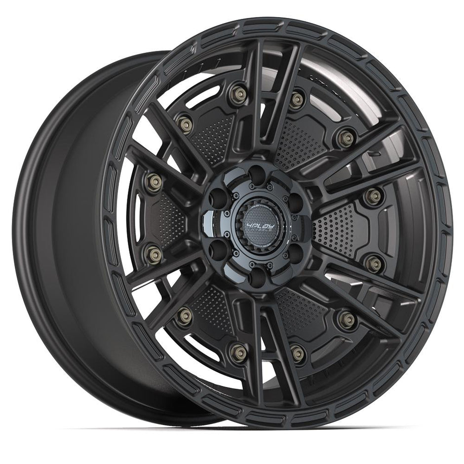 4PLAY Sport2.0 4PS01 20x9 6x135mm & 6x139.7 -6et in Satin Black  - 4PS01-20090-6D55-6B1