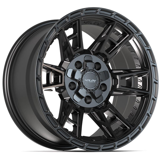 4PLAY Sport2.0 4PS20 17x9x127 & 5x139.7 -6et in Satin Black  - 4PS20-17090-5D55-6B1