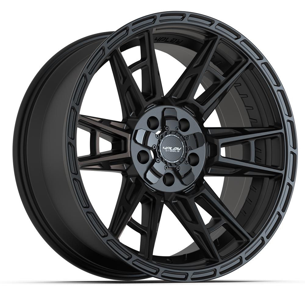 4PLAY Sport2.0 4PS20 20x9x127 & 5x139.7 -6et in Satin Black  - 4PS20-20090-5D55-6B1