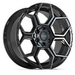 4PLAY Sport2.0 4PS26 20x9 6x135mm & 6x139.7 +18et in Brushed Black  - 4PS26-20090-6D55-18BBT