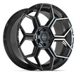 4PLAY Sport2.0 4PS26 22x10 6x135mm & 6x139.7 +24et in Brushed Black  - 4PS26-22100-6D55-24BBT