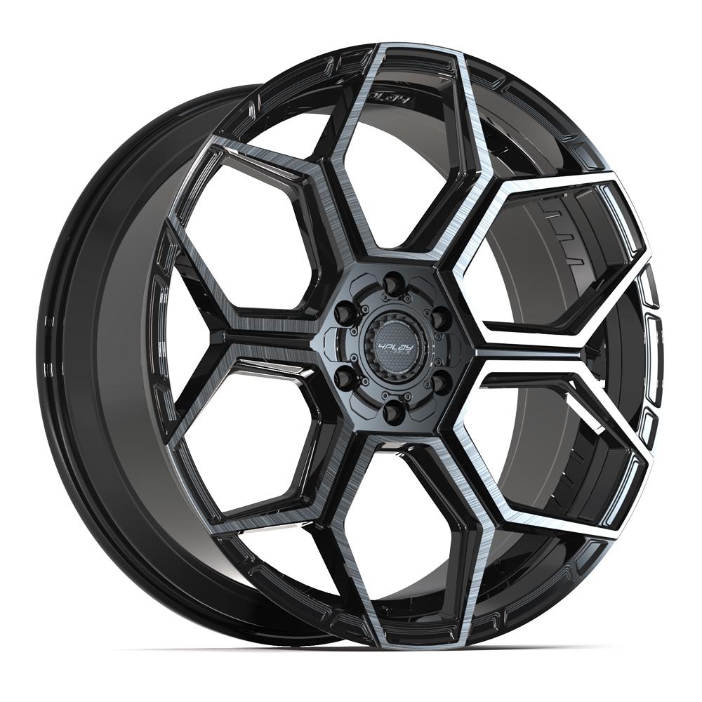 4PLAY Sport2.0 4PS26 24x10 6x135mm & 6x139.7 +24et in Brushed Black  - 4PS26-24100-6D55-24BBT