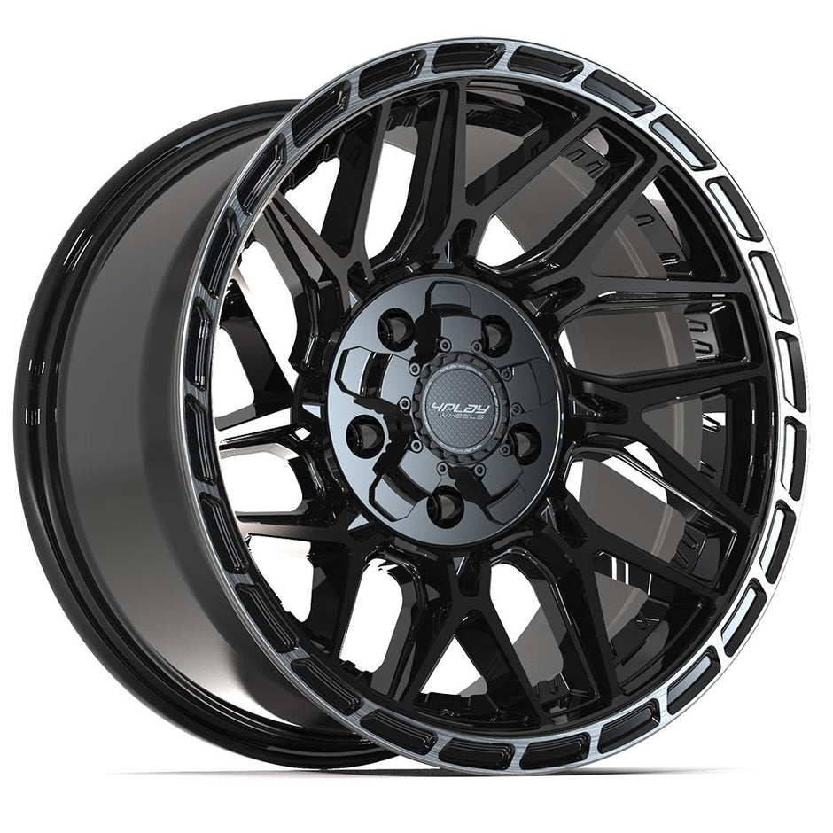 4PLAY Sport2.0 4PS28 17x9x127 & 5x139.7 -6et in Brushed Black  - 4PS28-17090-5D55-6BBT