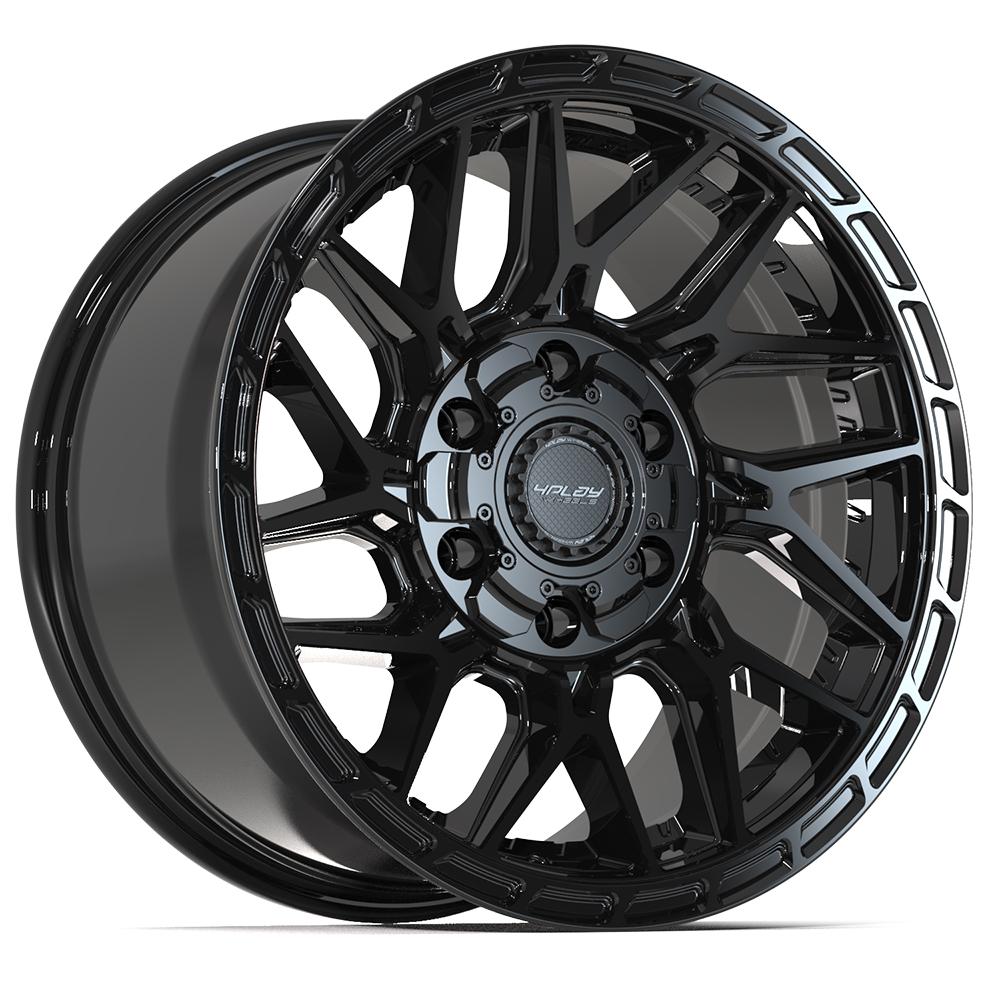 4PLAY Sport2.0 4PS28 17x9 6x135mm & 6x139.7 +18et in Brushed Black  - 4PS28-17090-6D55-18BBT