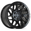 4PLAY Sport2.0 4PS28 17x9 6x135mm & 6x139.7 +18et in Brushed Black  - 4PS28-17090-6D55-18BBT