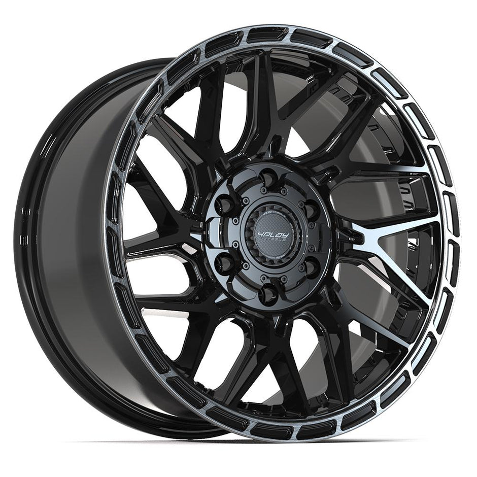 4PLAY Sport2.0 4PS28 18x9 6x135mm & 6x139.7 +18et in Brushed Black  - 4PS28-18090-6D55-18BBT