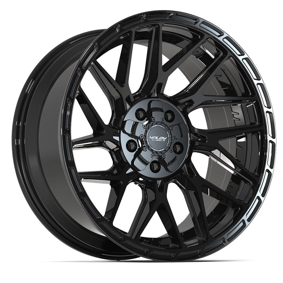 4PLAY Sport2.0 4PS28 20x9x127 & 5x139.7 -6et in Brushed Black  - 4PS28-20090-5D55-6BBT