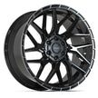 4PLAY Sport2.0 4PS28 22x10 6x135mm & 6x139.7 +0et in Brushed Black  - 4PS28-22100-6D55-0BBT