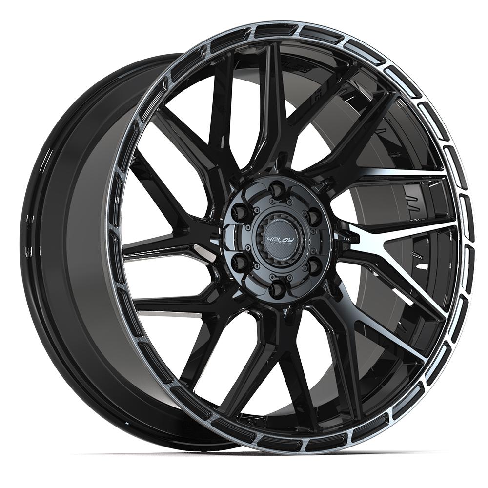 4PLAY Sport2.0 4PS28 22x10 6x135mm & 6x139.7 +24et in Brushed Black  - 4PS28-22100-6D55-24BBT