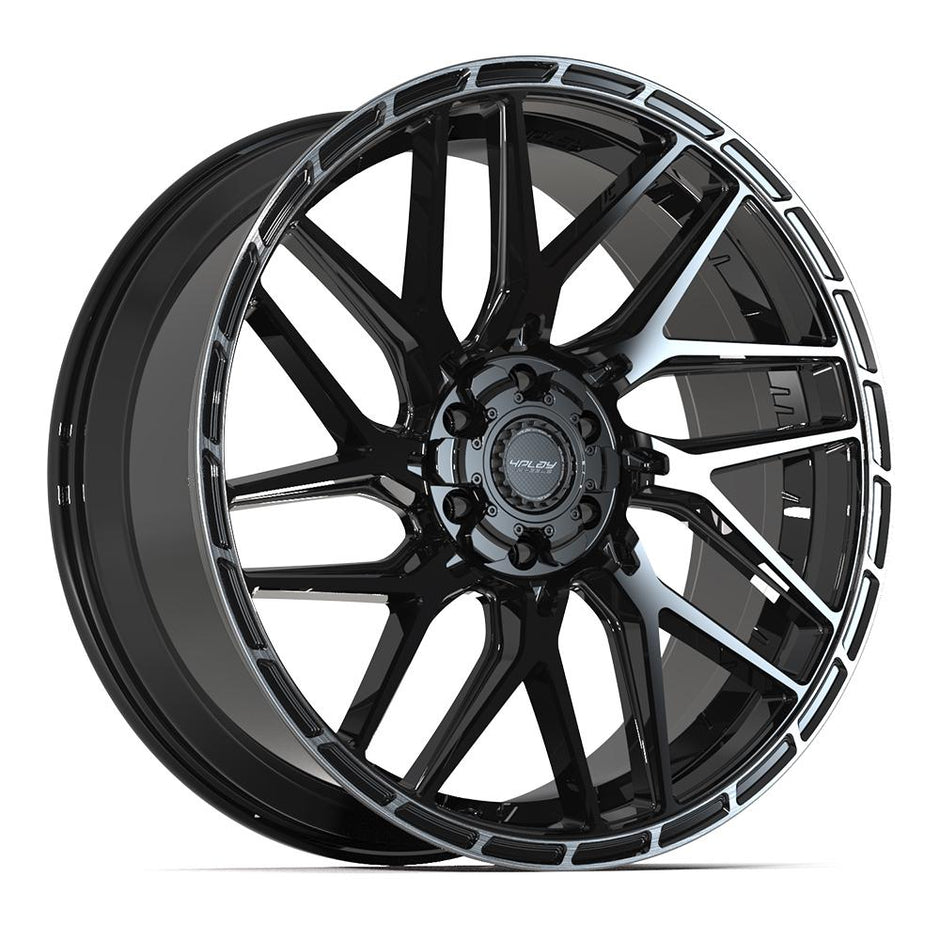 4PLAY Sport2.0 4PS28 24x10 6x135mm & 6x139.7 +24et in Brushed Black  - 4PS28-24100-6D55-24BBT