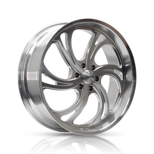 CORSART 24x9 ARGON 6 6x135  24 6 87.1 BRUSHED MILLED DIAMOND CUT LIP  - R501249089600L