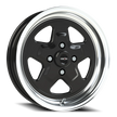 Vision Nitro 15x7 4x108 0mm Gloss Black Machined Lip : 521H5734B0