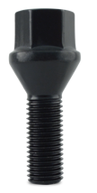 14x1.5 Lug Bolt (24mm) Bulge Acorn (18 Point) 5 Lug 0.95' Black 16 lugs/ 4 locks/ 1 key