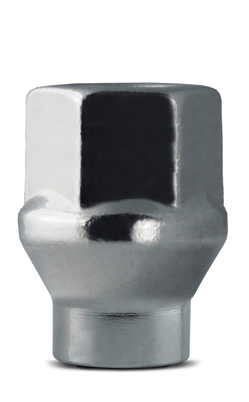14x1.5 Open End Bulge Acorn (18 Point) ET 6 Lug 1.11' Zinc 20 lugs/ 4 locks/ 1 key