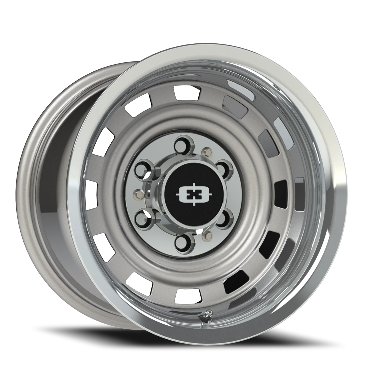 Vision Cheyenne 17x8 6x139.7 0mm Silver Machined Lip : 54-7883SML0