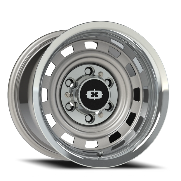 Vision Cheyenne 15x7 6x139.7 6mm Silver Machined Lip : 54-5783SML6