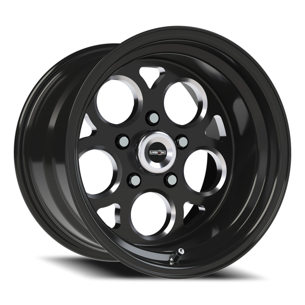 Vision Sport Star II 15x8 5x120.65 0mm Gloss Black with Milled Center : 571-5861B0