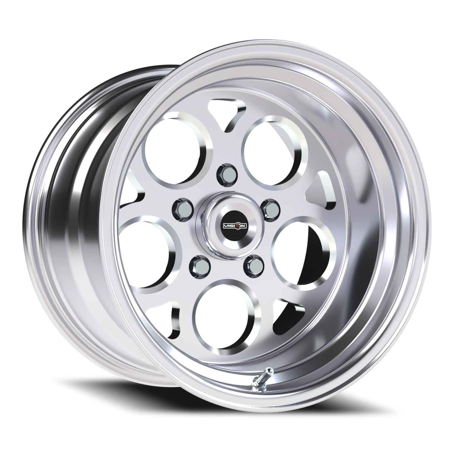 Vision Sport Mag 15x10 5x127 -25mm Polished : 561-5173P-25