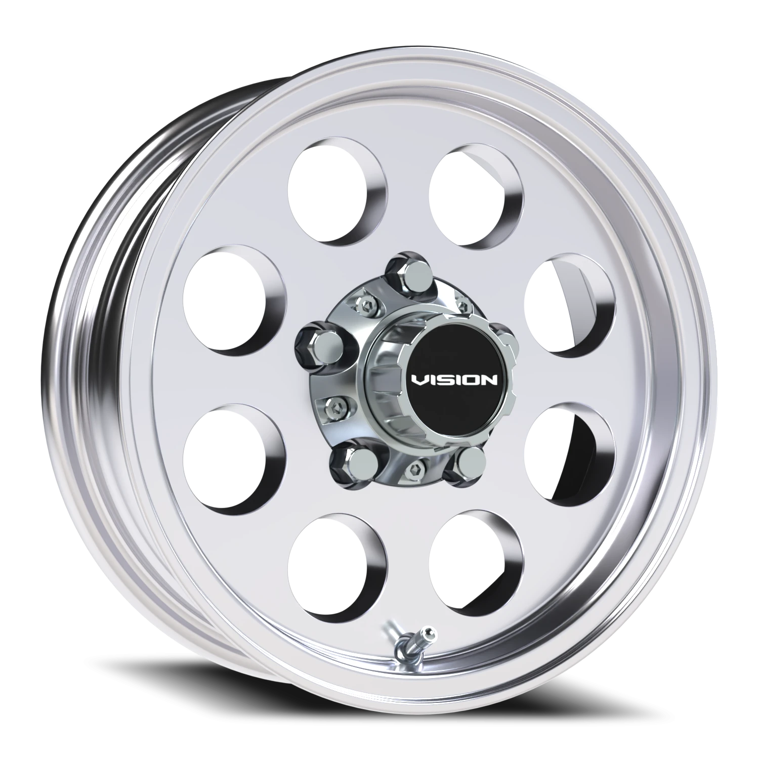 Vision Midway 15x10 5x127 -25mm Polished : 56-5173P-25