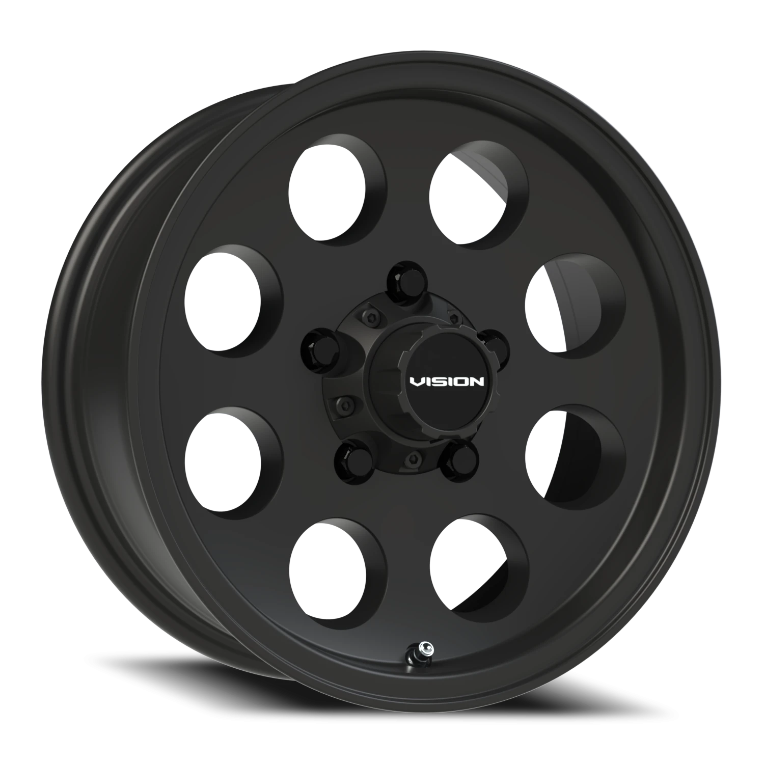 Vision Midway 16x8 5x114.3 0mm Satin Black : 56-6865SB0