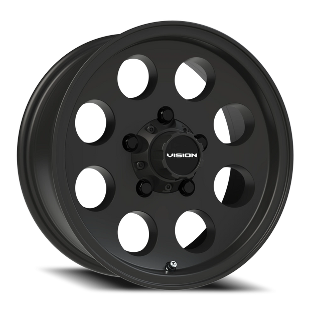 Vision Midway 17x9 5x139.7 -12mm Satin Black : 56-7985SB-12