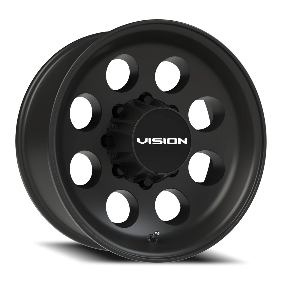 Vision Midway 16x8 8x165.1 0mm Satin Black : 56-6881SB0