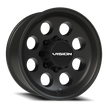 Vision Midway 16x8 8x165.1 0mm Satin Black : 56-6881SB0
