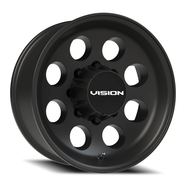 Vision Midway 20x9 8x165.1 12mm Satin Black : 56-2981SB12