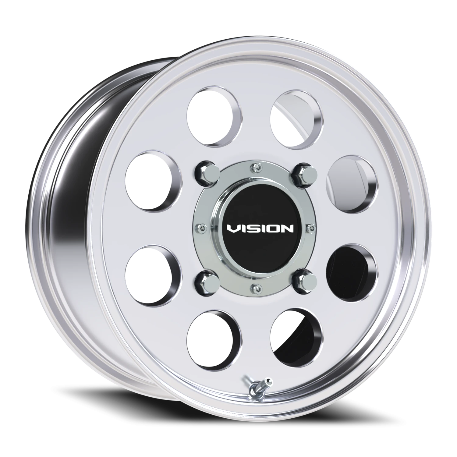 Vision Midway 15x10 4x136 -10.3mm Polished : 56-151136P5