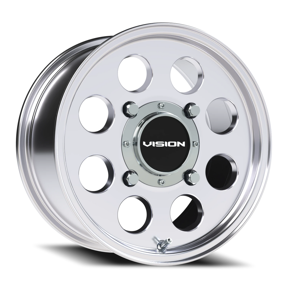 Vision Midway 15x10 4x136 -10.3mm Polished : 56-151136P5