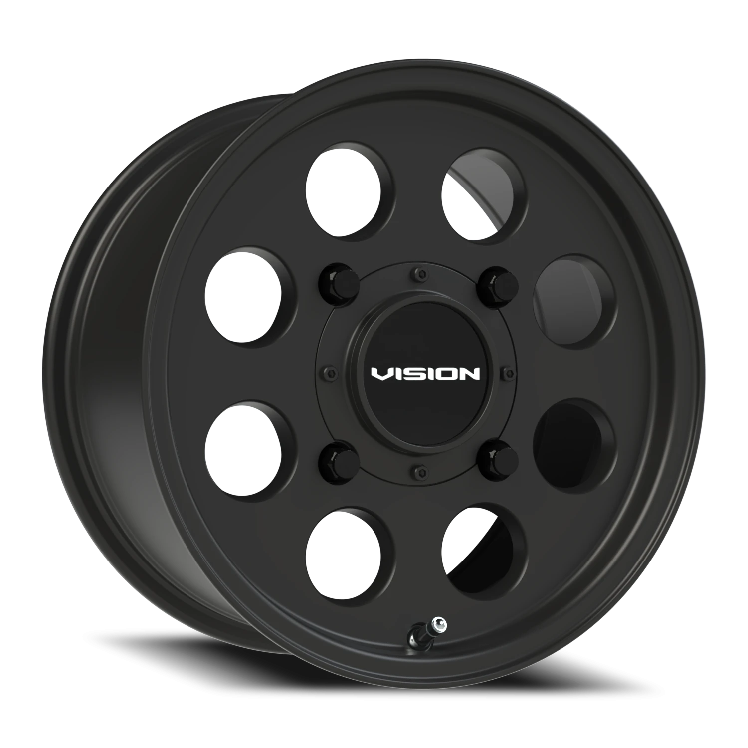 Vision Midway 15x10 4x136 -10.3mm Satin Black : 56-151136SB5