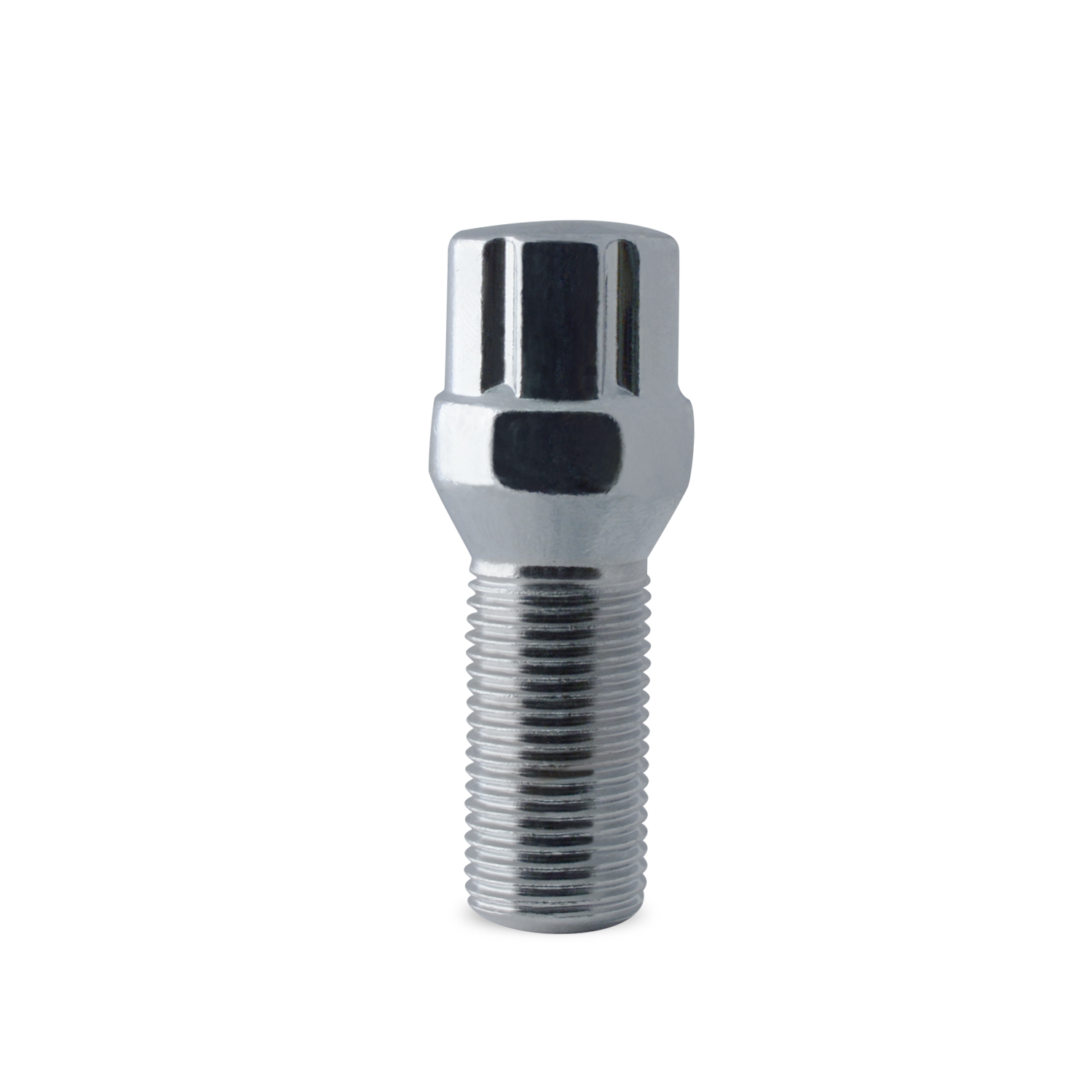 14x1.25 Lug Bolt (27mm)Spline5 Lug 1.06' Chrome 20 lugs/ 1 key