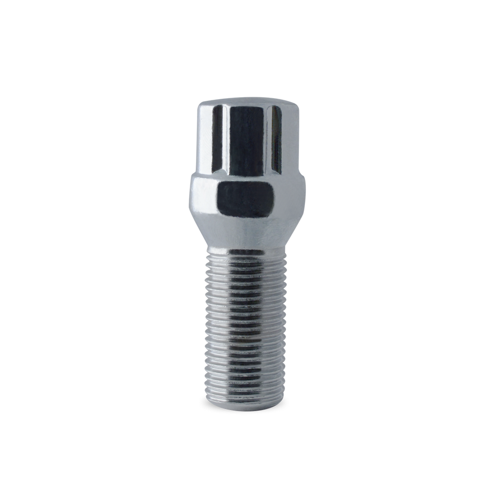14x1.25 Lug Bolt (27mm)Spline5 Lug 1.06' Chrome 20 lugs/ 1 key