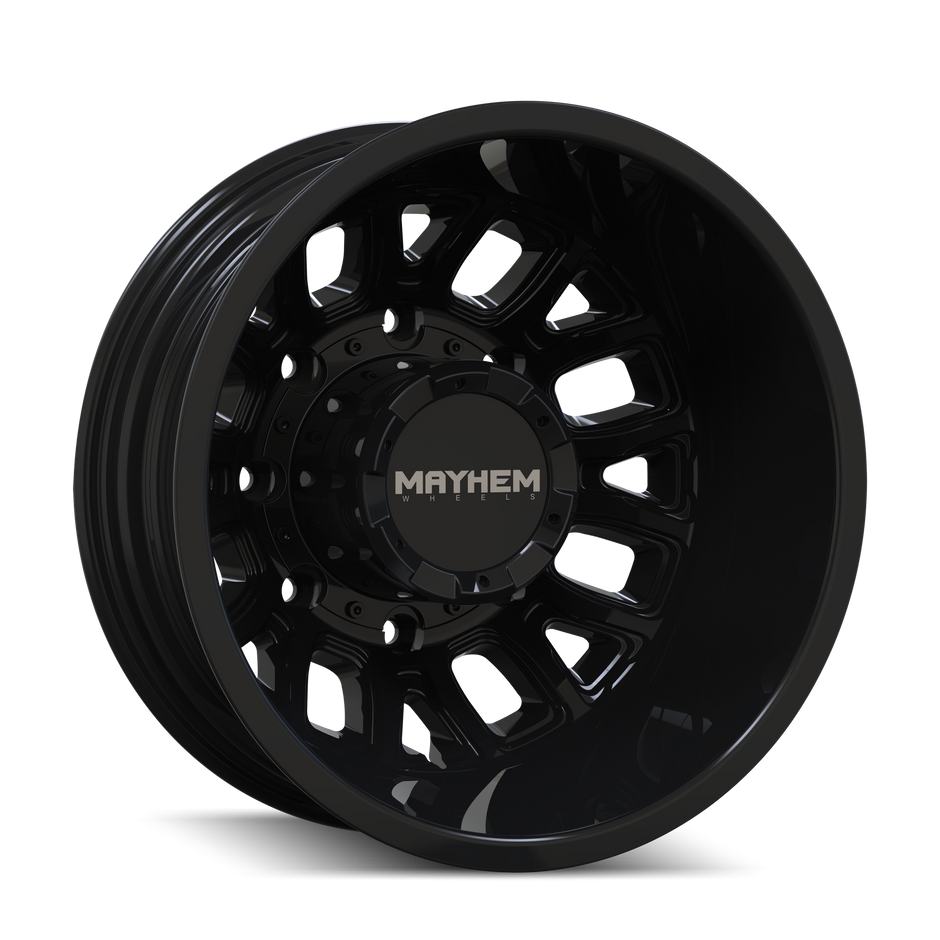 MAYHEM COGENT DUALLY (8107D) GLOSS BLACK 17X6.5 8-210 -142MM 154.2MM