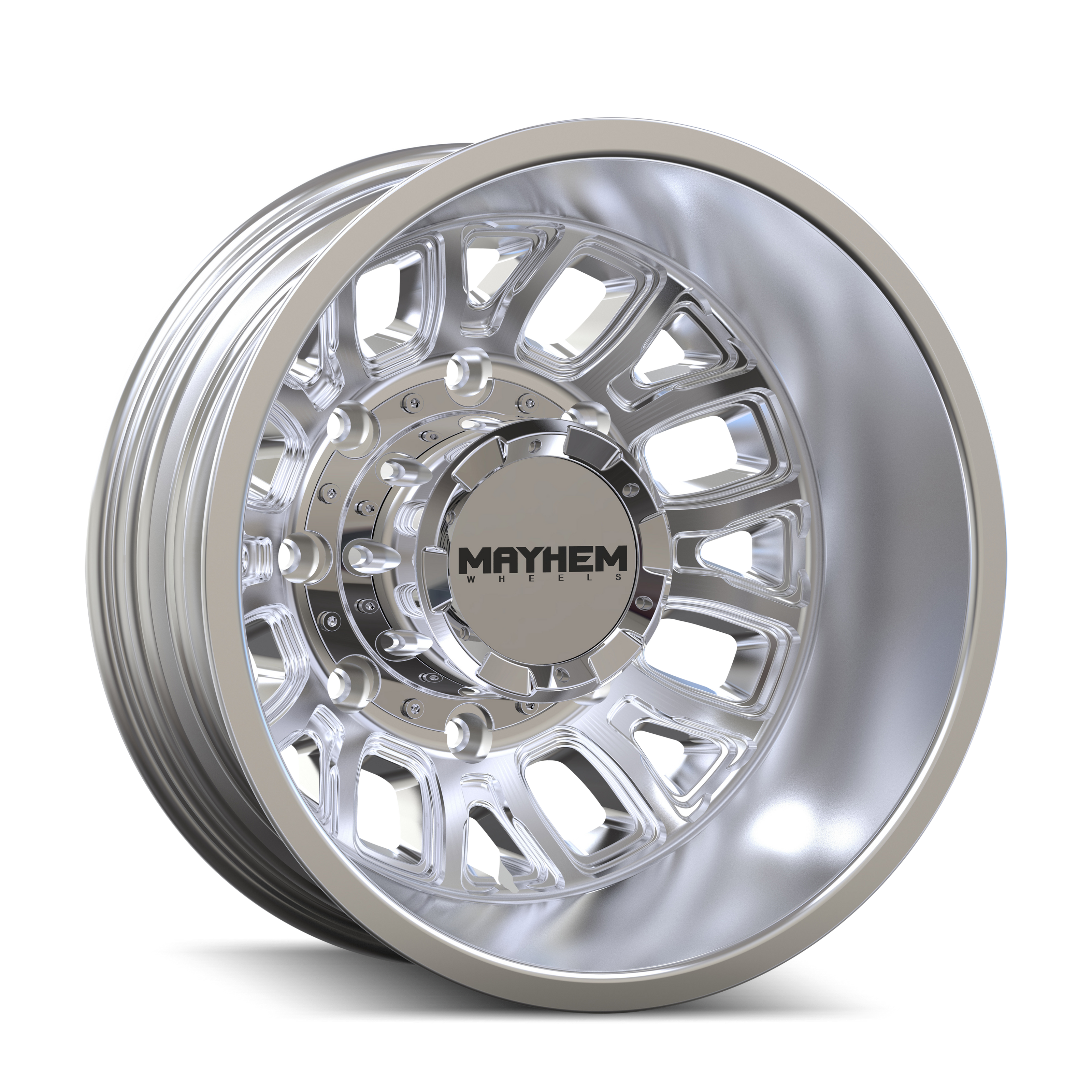MAYHEM COGENT DUALLY (8107D) POLISHED 17X6.5 8-200 -142MM 142MM